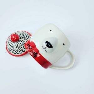 INDIGO | Polar Bear Coffee Mug With Hat Lid